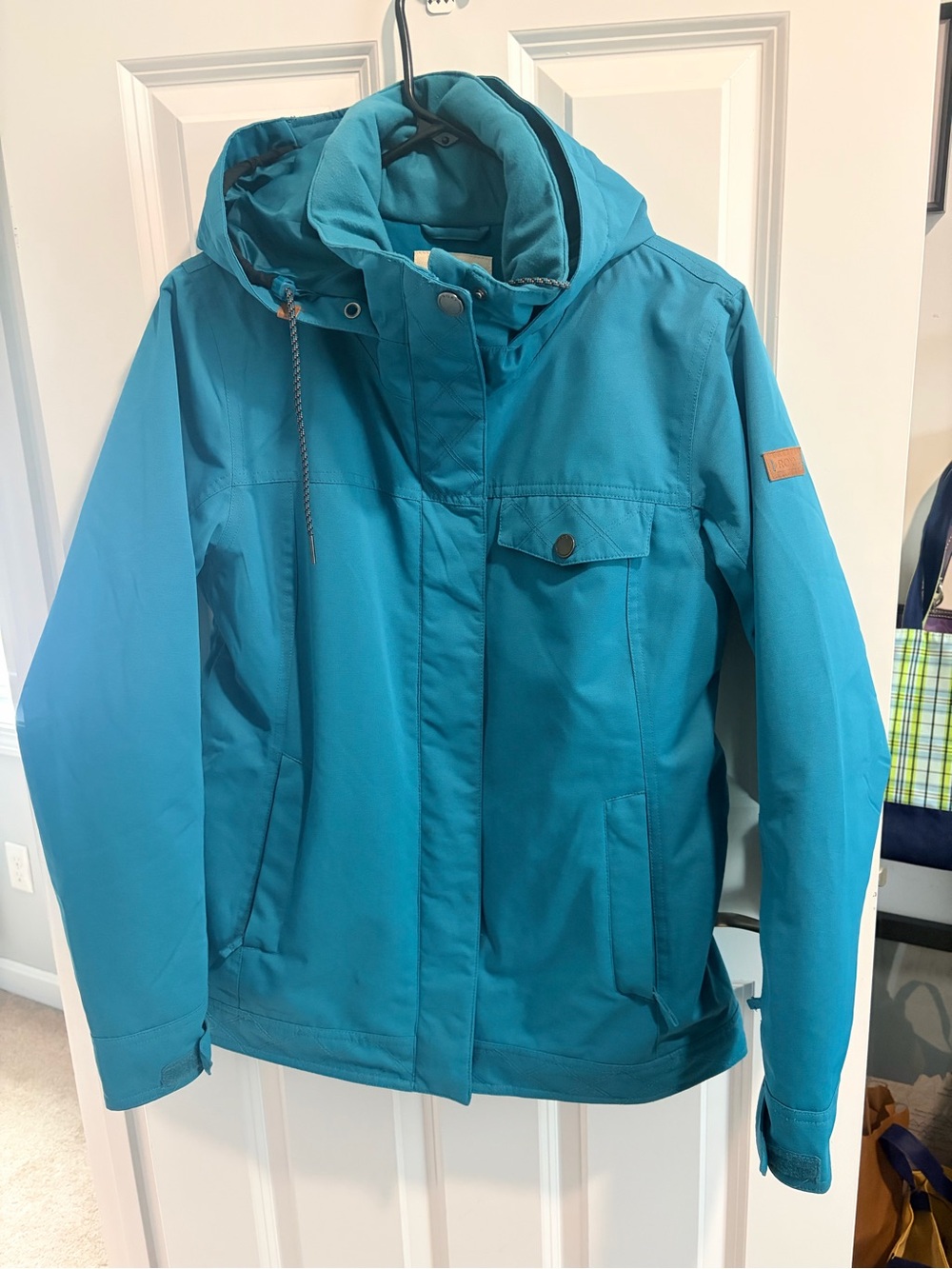 ROXY Women’s Teal Hooded Winter Ski Snowboard Jacket